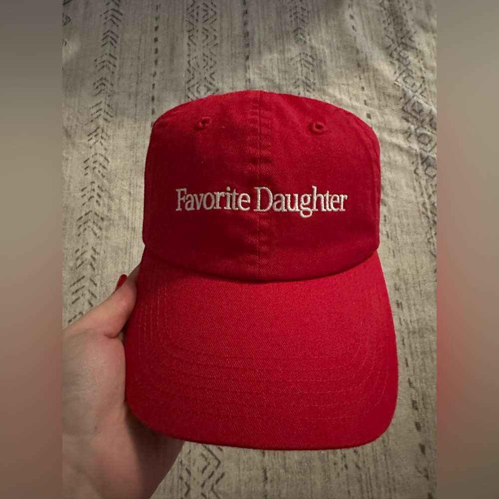 Favorite Daughter Bold Red Cap